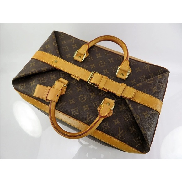 Louis Vuitton Brown and Tan Monogram Tote - Picture 8 of 16